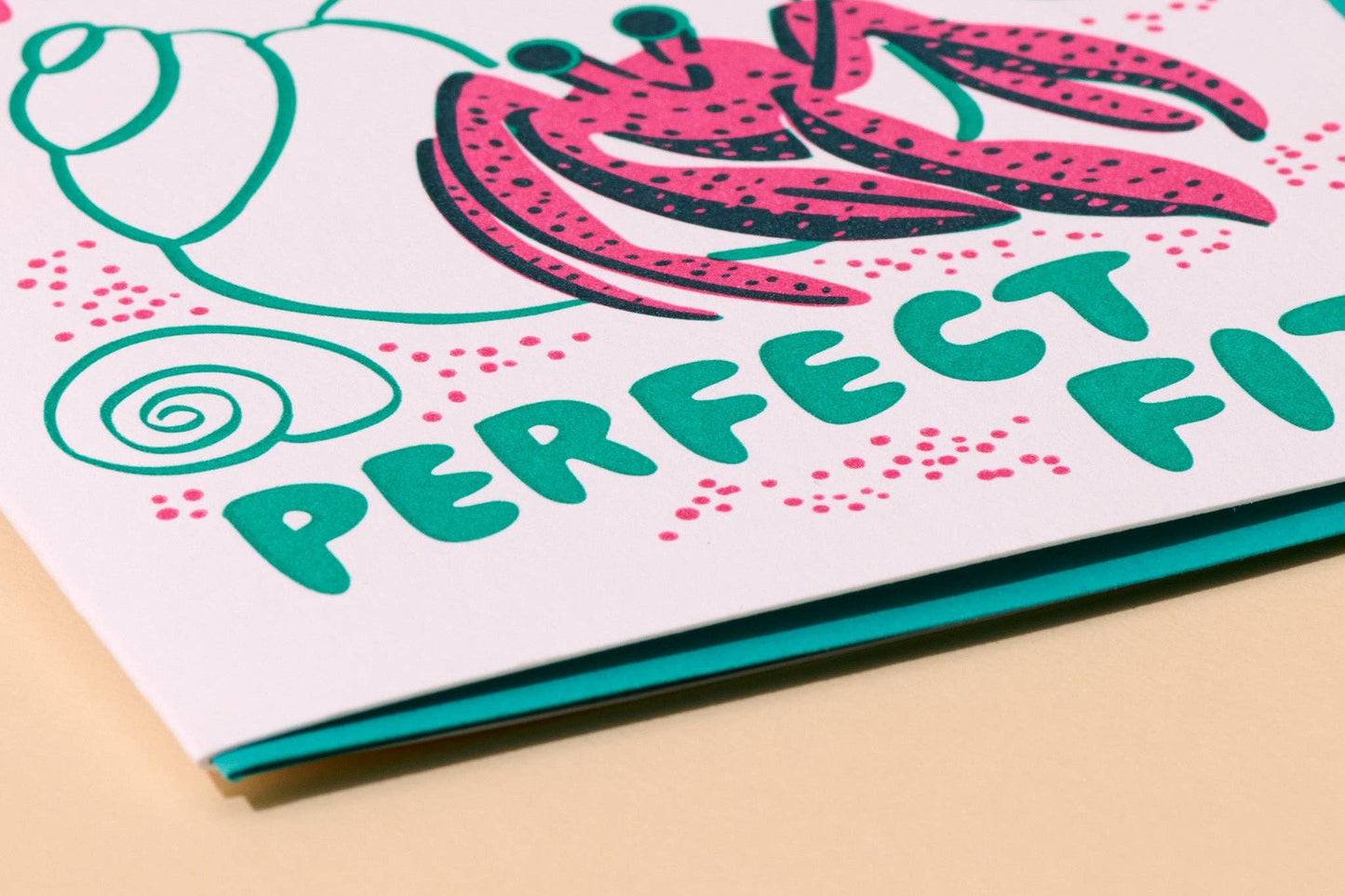 Funny Letterpress New Home Greeting Card - Perfect Fit
