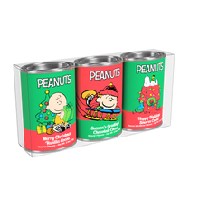 Load image into Gallery viewer, Peanuts Christmas Cocoa Gift 2.5oz Oval Tin Assorted
