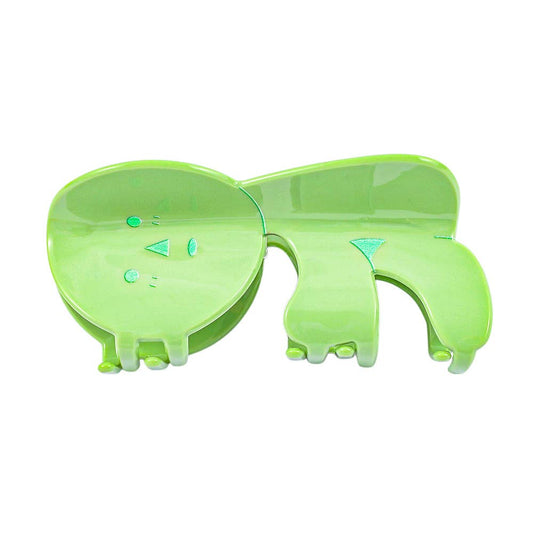 Playful Green Cartoon Character Hair Claw Clip
