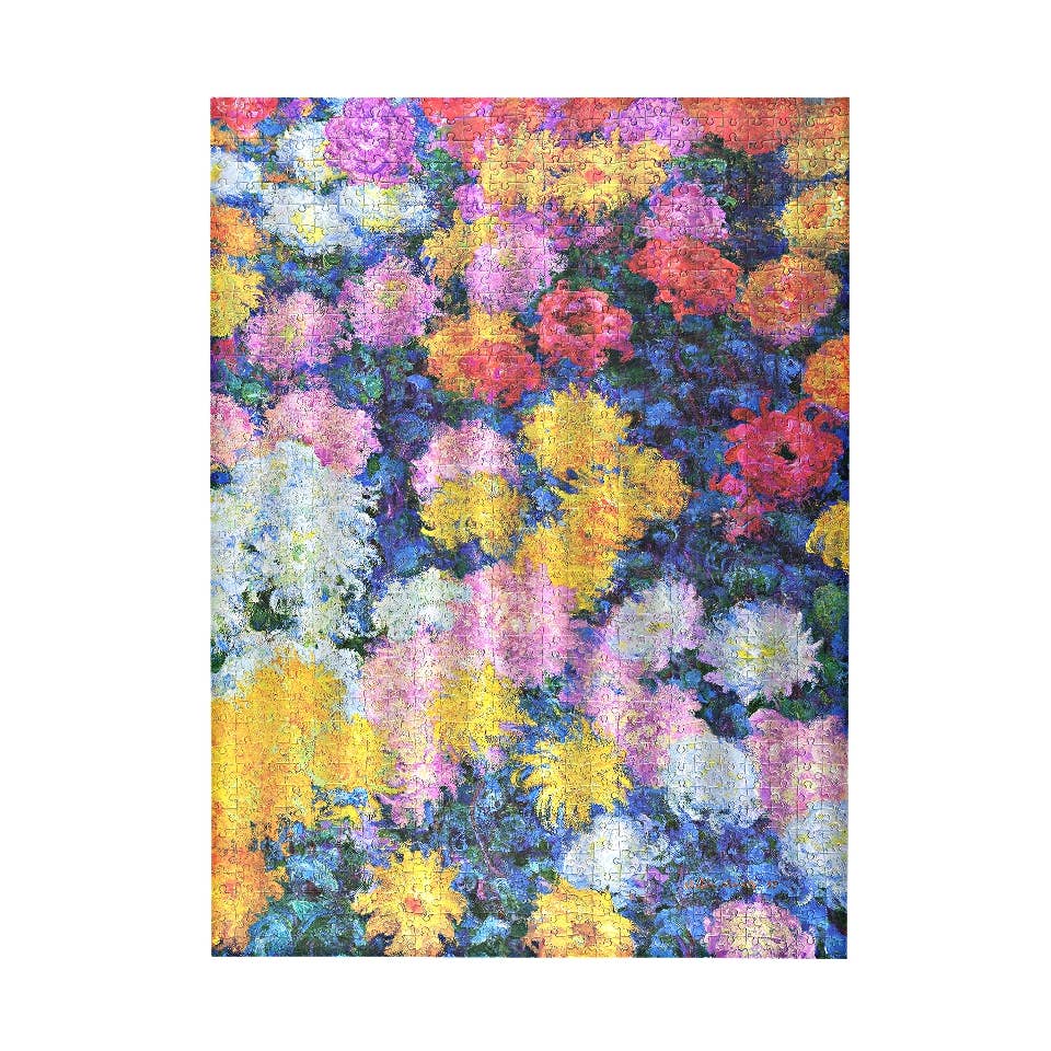 Monet's Chrysanthemums 1000 Piece Jigsaw Puzzle by Paperblanks (Monet's Chr