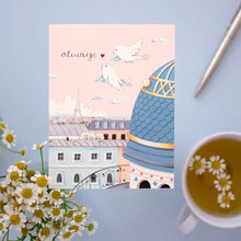 Load image into Gallery viewer, Always Paris Rooftops Love Greeting Card
