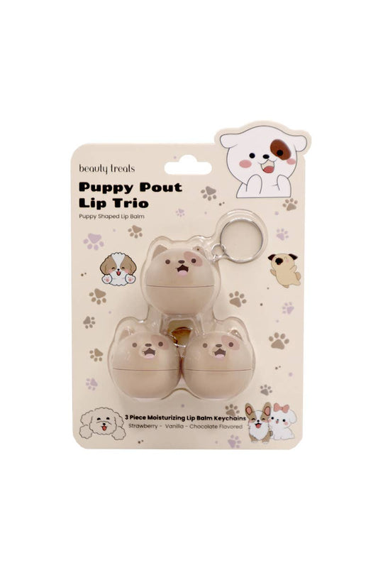 Puppy Pout Sweet Lip Balm Trio - 3set