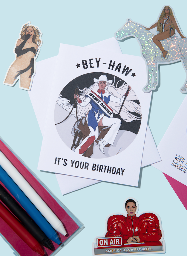 Bey-Haw Birthday Card