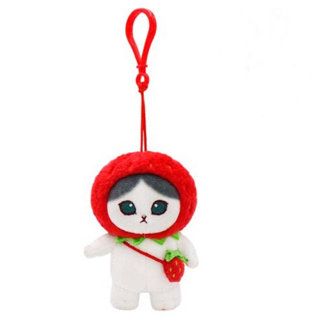 Limited! Mofusand Fruit Costume Plush Keychain