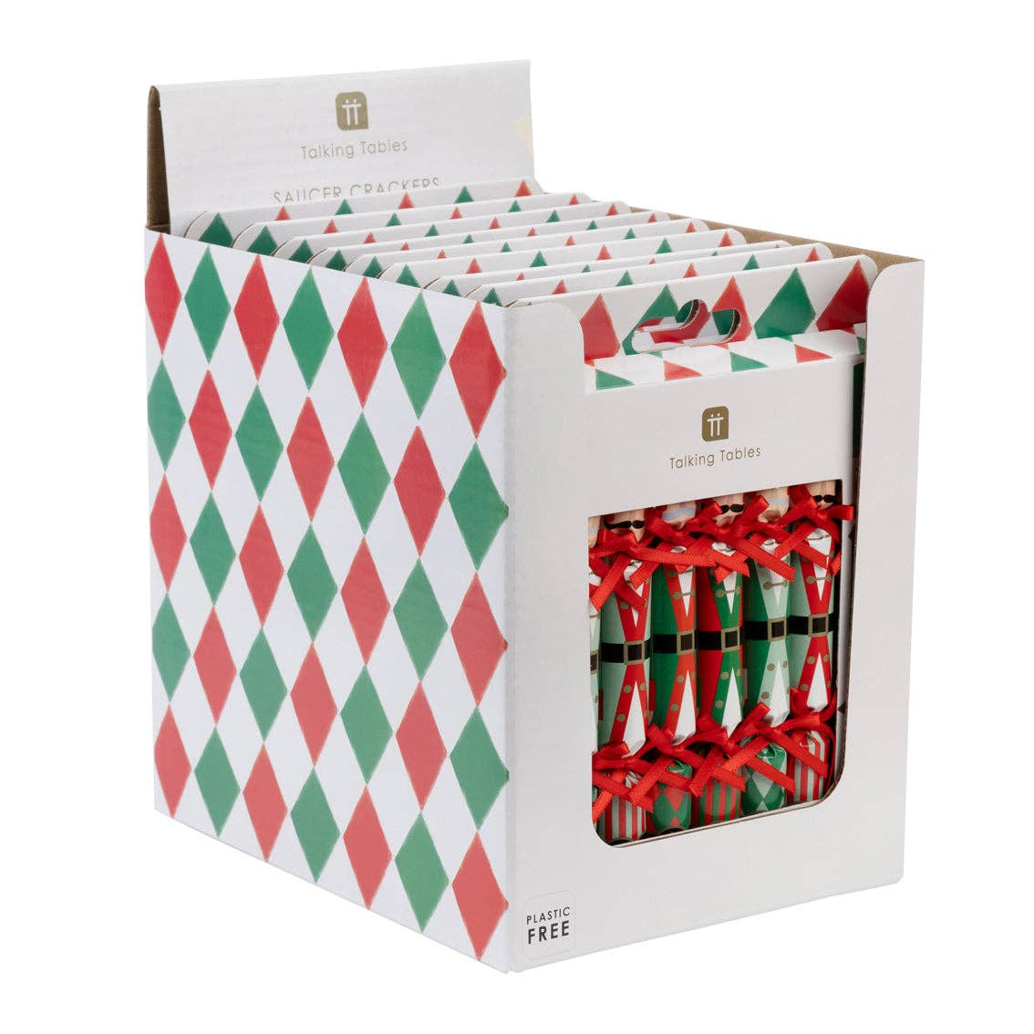 Nutcracker Christmas Saucer Crackers