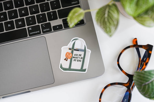 Ask Me What's In My Bag Sticker