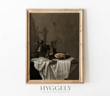 Load image into Gallery viewer, Vintage Still Life Painting | Muted Kitchen Table Print S210
