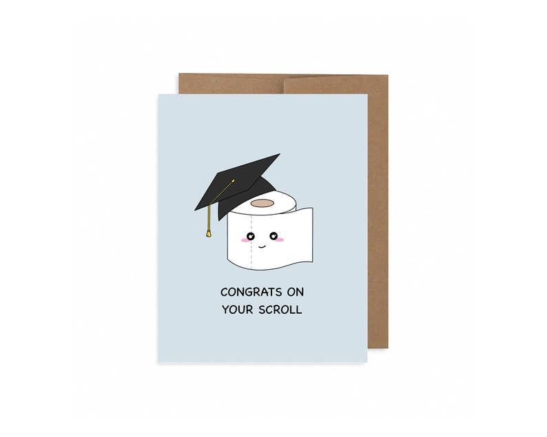 Congrats On Your Scroll Greeting Card