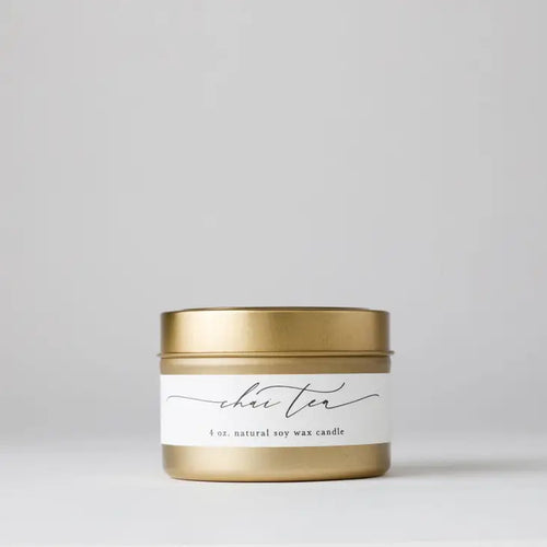 Chai Tea : Tin Soy Candle - Front & Company: Gift Store