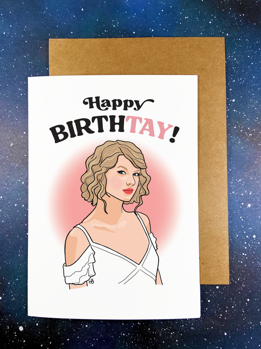 Taylor Swift Birthday Greeting Card