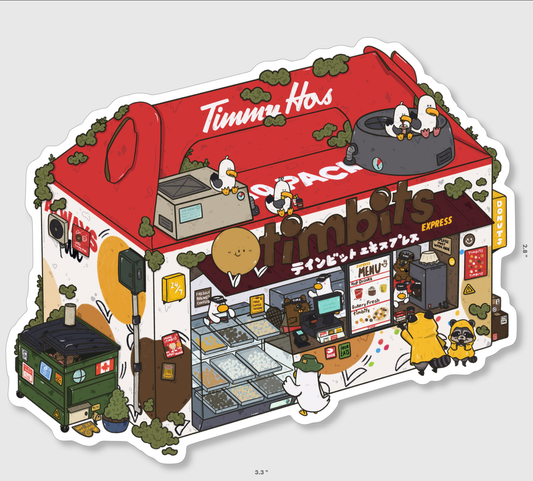 Timmy Ho's Express Vinyl Sticker