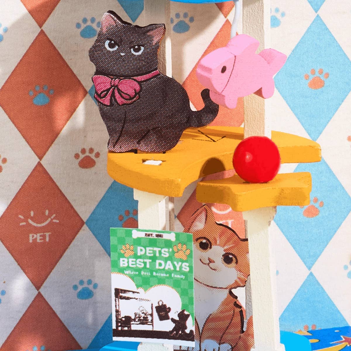 DIY Miniature House Kit: Pet Shop