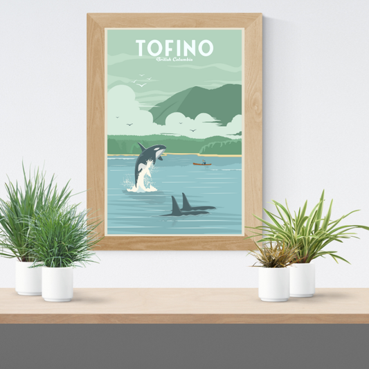 TOFINO POSTER - WHALE EDITION