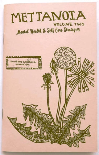 Mettanoia Zine #2: Mental Health & Self-Care Strategies - Front & Company: Gift Store