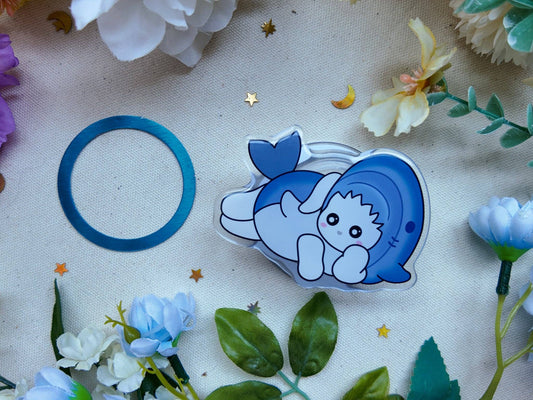 Bunny Shark Magnetic Phone Grip