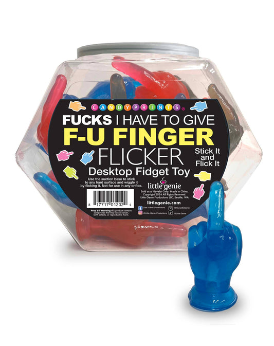 FU Finger POP Fishbowl of Fidget Dicks