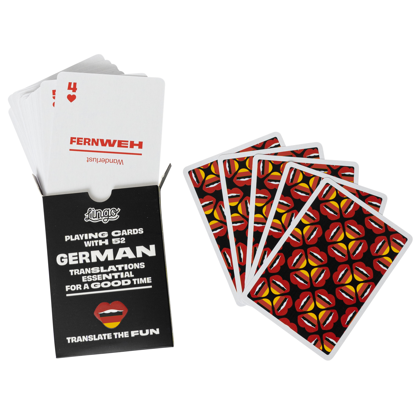 German Travel Playing Cards