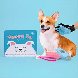Pampered Pup Dog Massage Kit - Front & Company: Gift Store