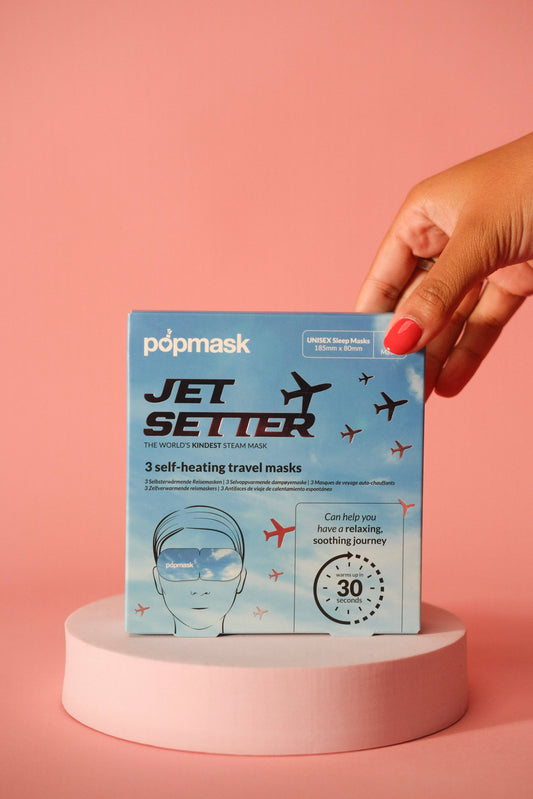 Jet Setter Jasmine Scented Self-Warming Sleep Masks - 5 Pack