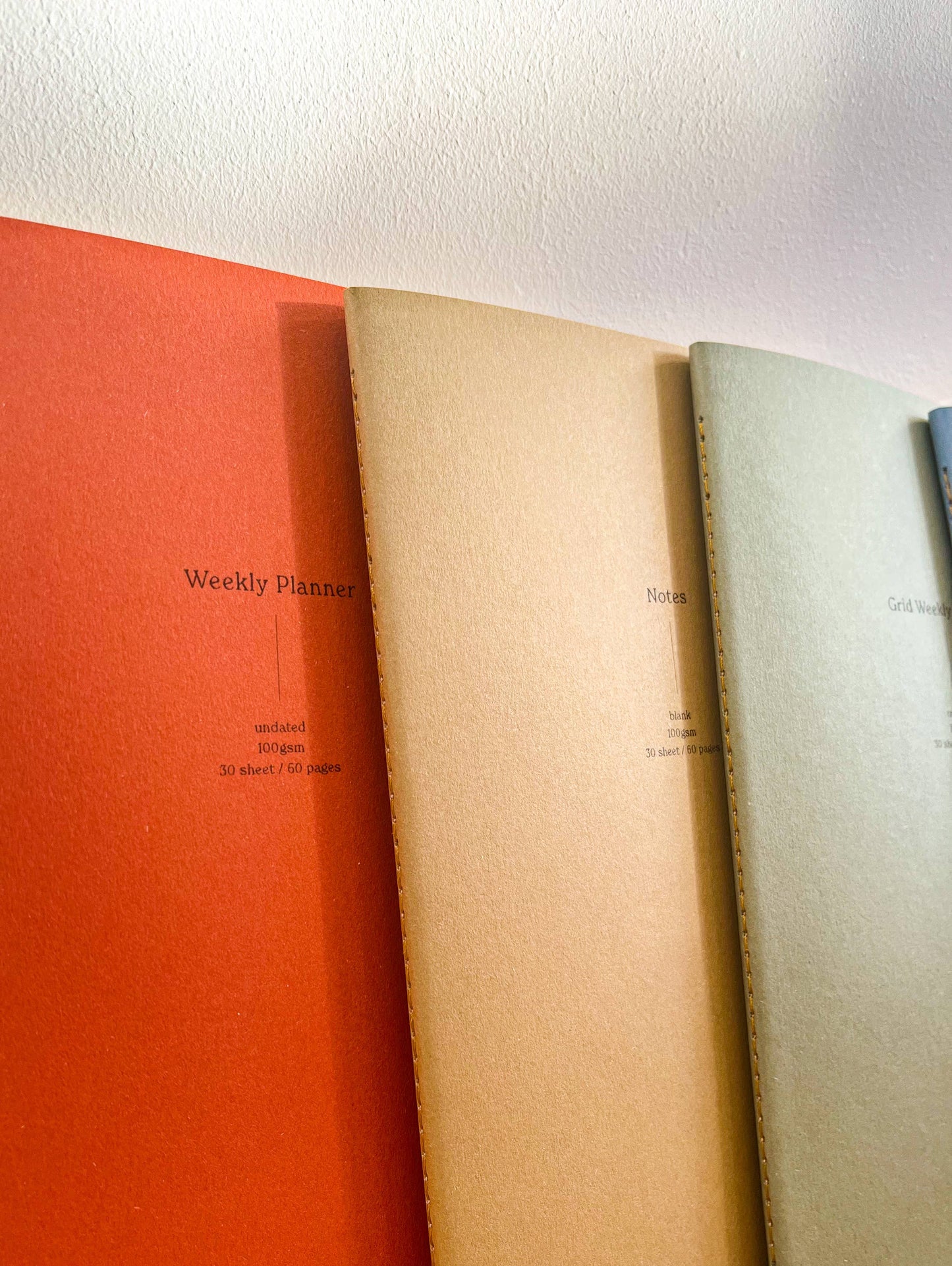 Weekly Planner Notebook / Vita Series-Paprika