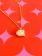 Load image into Gallery viewer, Ravioli Locket Necklace
