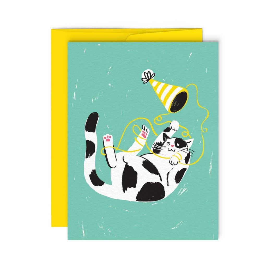CHAT TAQUIN - Greeting card