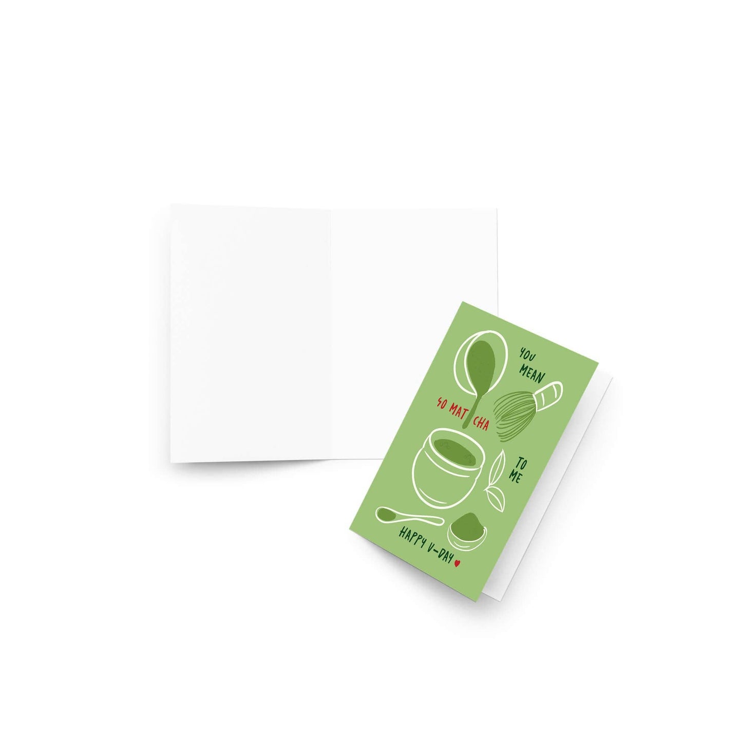 So Matcha to Me Valentine's Day Card  | Japanese Green Tea