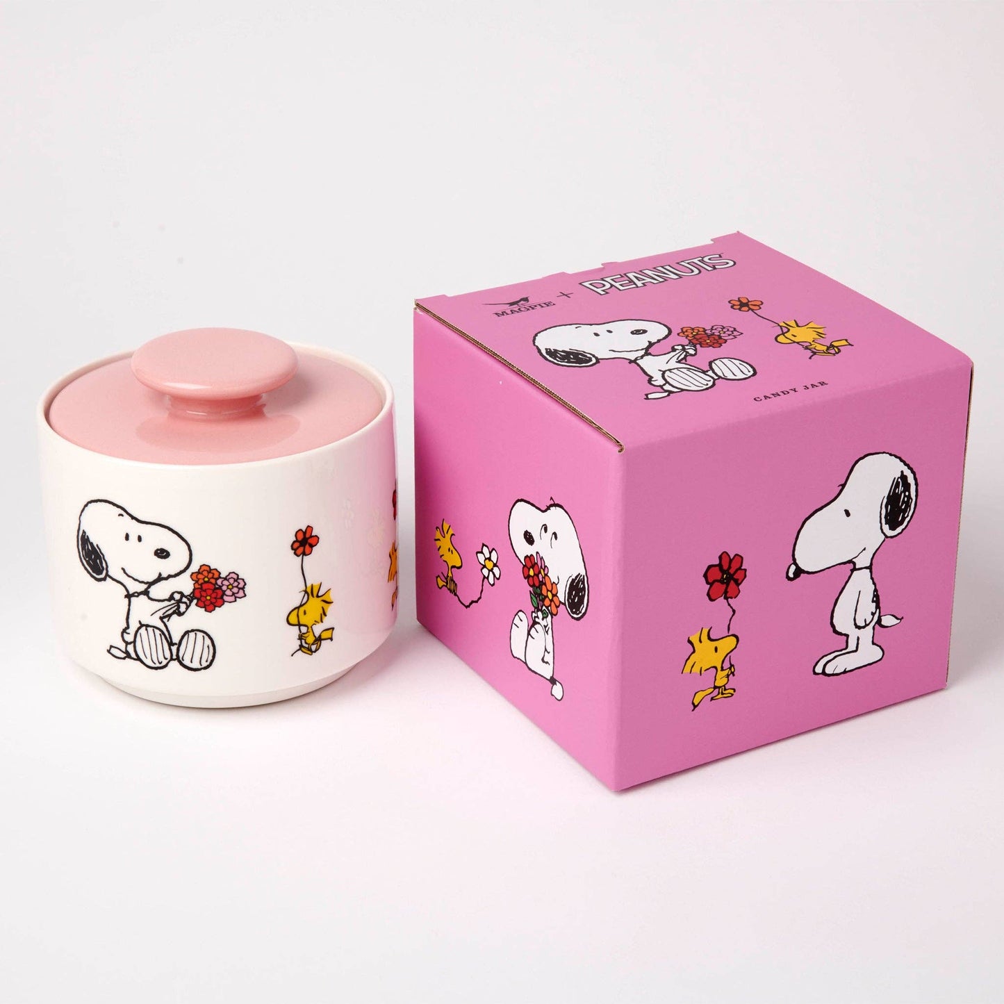 Peanuts Candy Jar Love is in Bloom