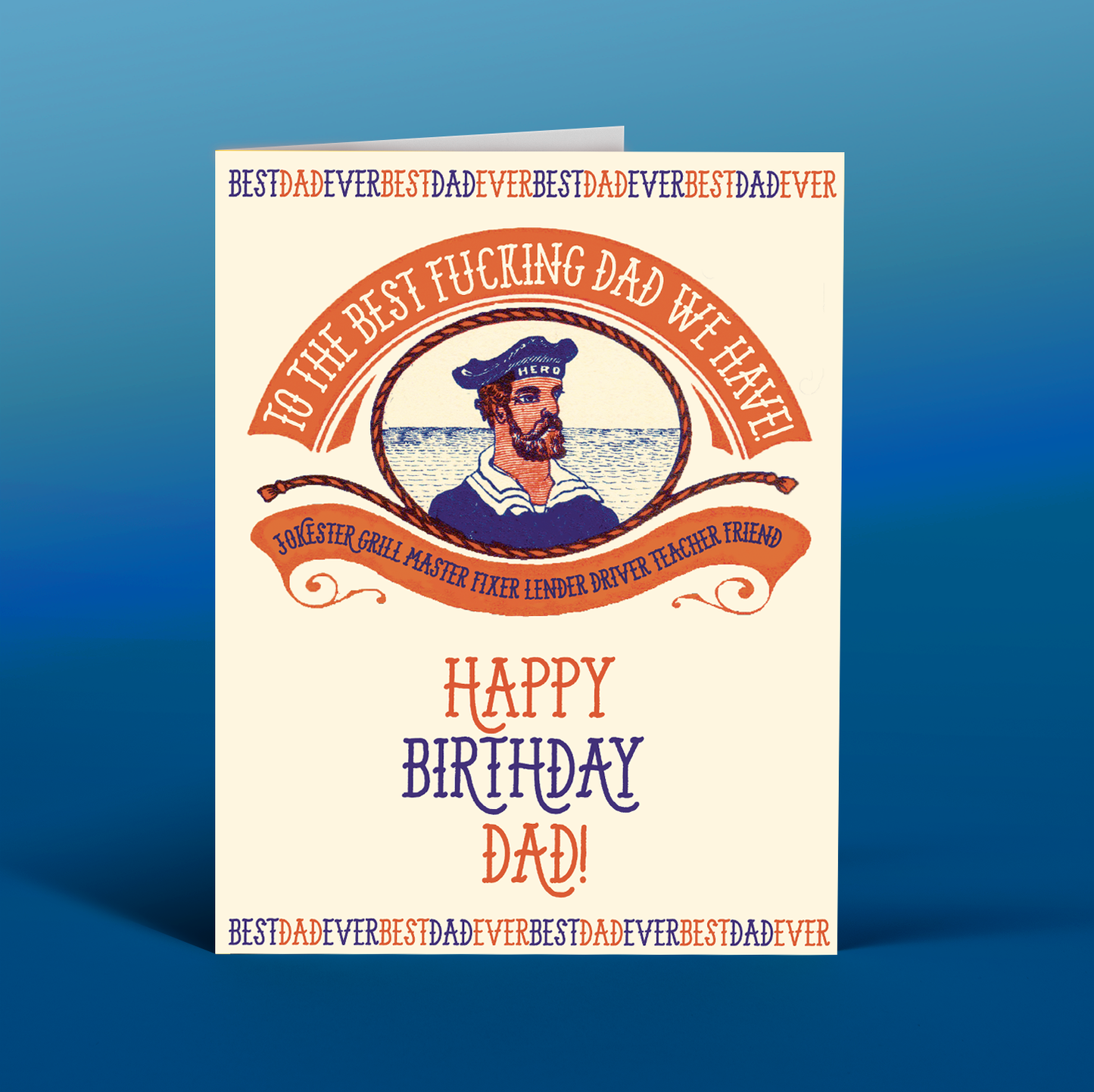 SAILOR DAD! birthday card