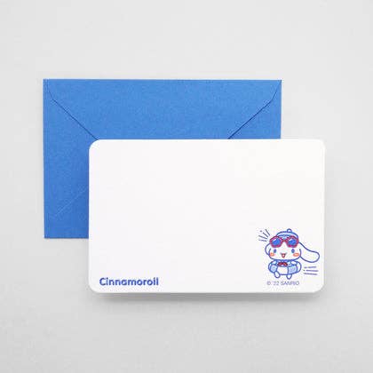 Sanrio letterpress mini card - Cinnamoroll (set of 2)