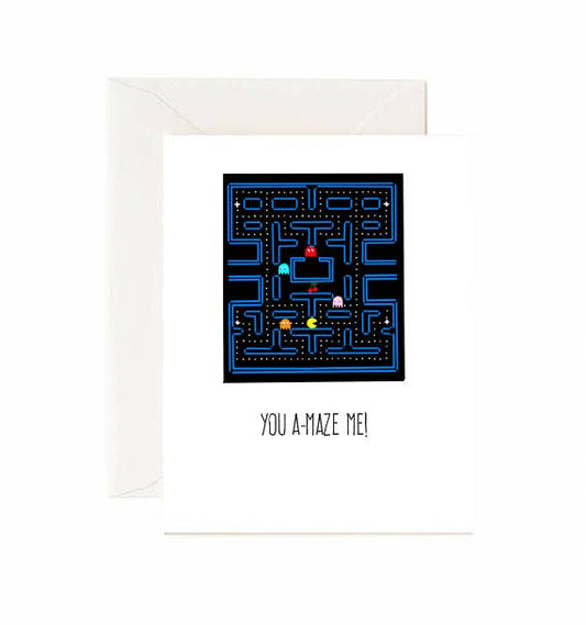 You A-maze Me Greeting Card