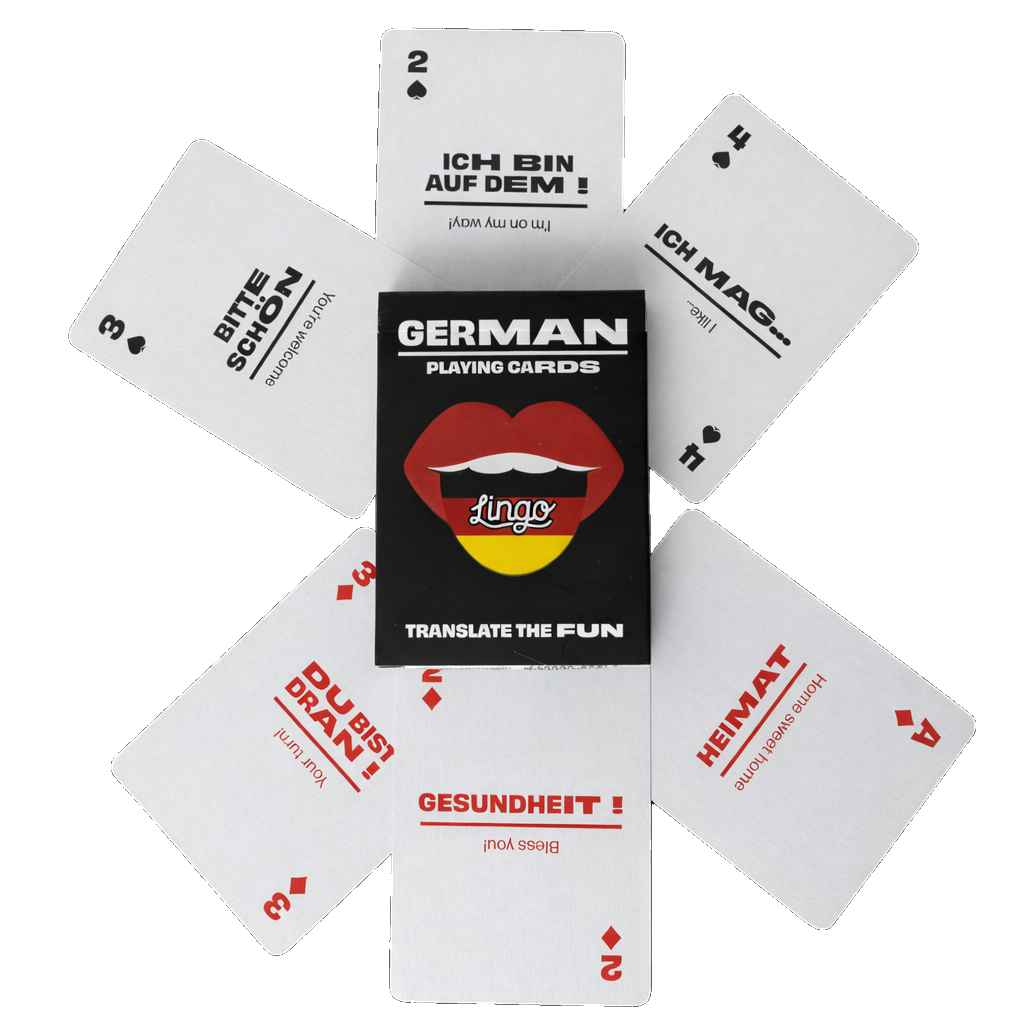 German Travel Playing Cards