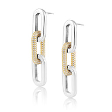 Load image into Gallery viewer, Jenna Pave Earrings - Two Tone
