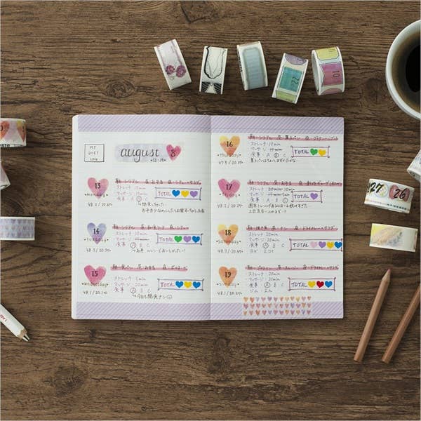 Pre-cut Masking Tape for Diary