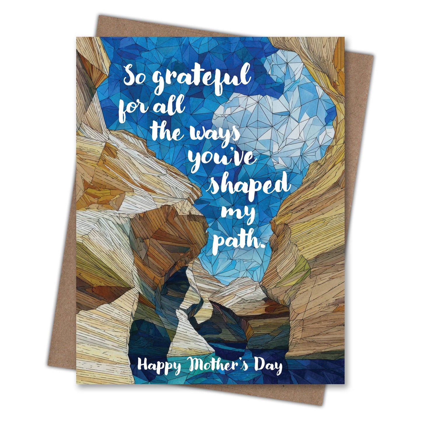 Shaped My Path - Recycled Mother's Day Card for Nature Moms