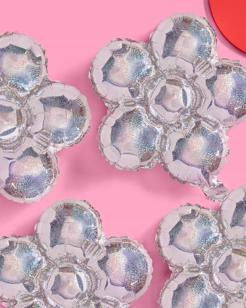 Iridescent Flower Balloons, Bday Party Decor, Bach Supplies