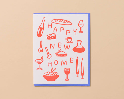 Happy New Home Letterpress Card - Front & Company: Gift Store