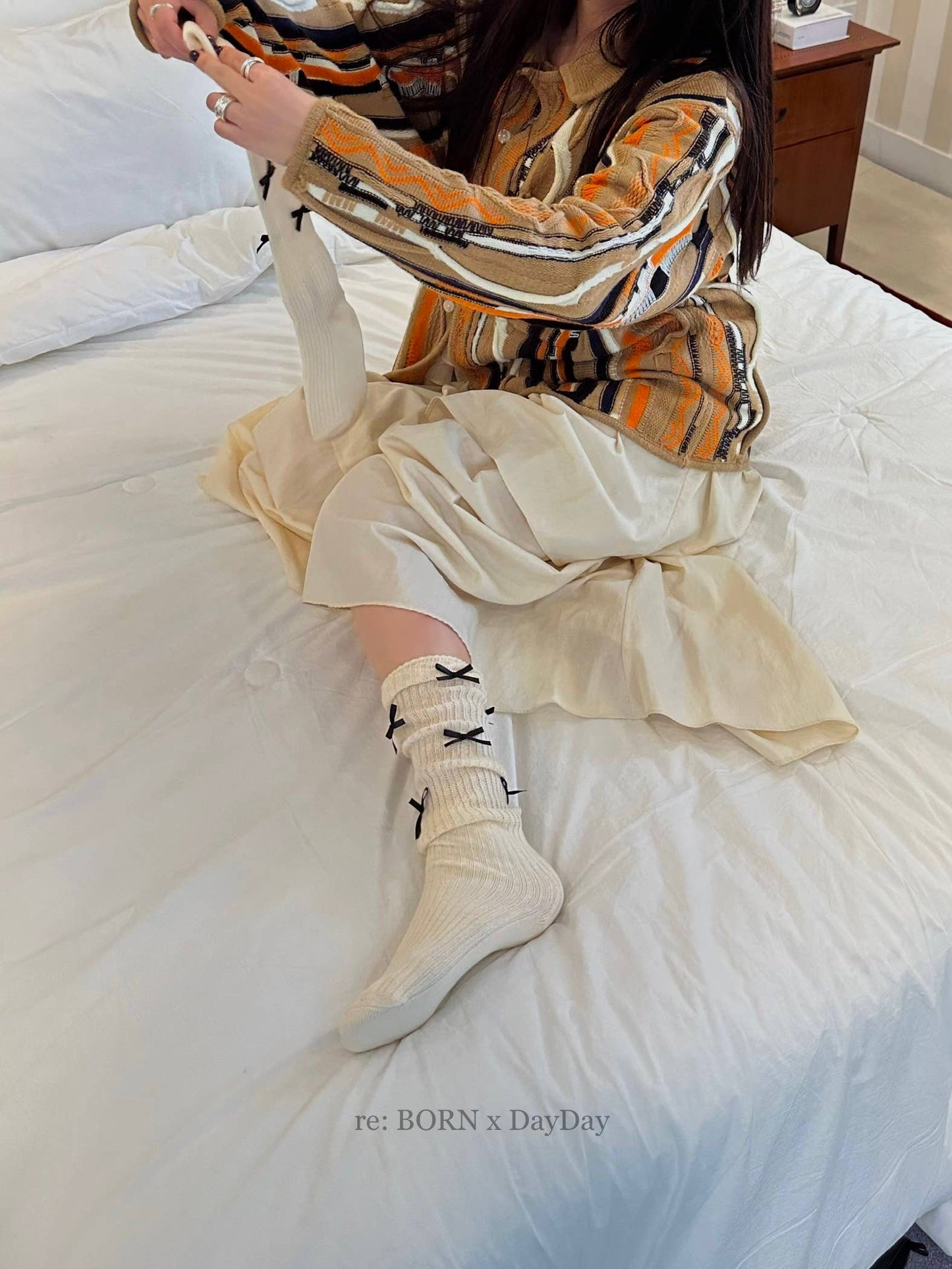 Hot Trendy Balletcore Ribbon Knee Socks