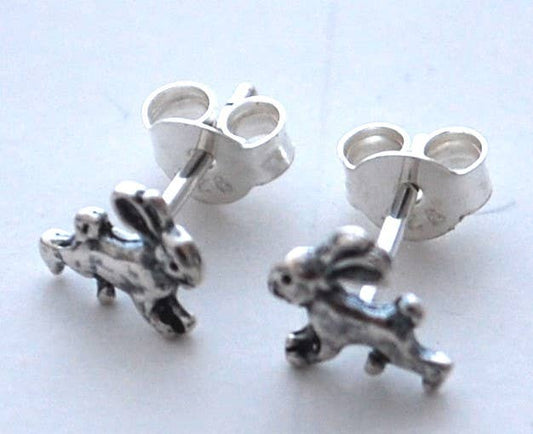 Rabbit Earrings - sterling silver Natural History