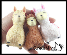 Load image into Gallery viewer, Sand Alpaca Llama - Sand Filled Squishy
