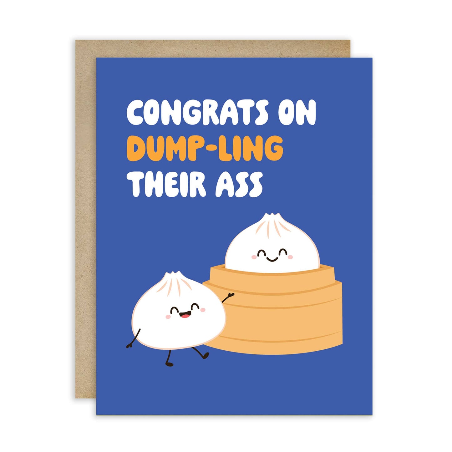 Dumpling Funny Divorce Cards | Chinese Soup Food Dim Sum Break Up Greeting