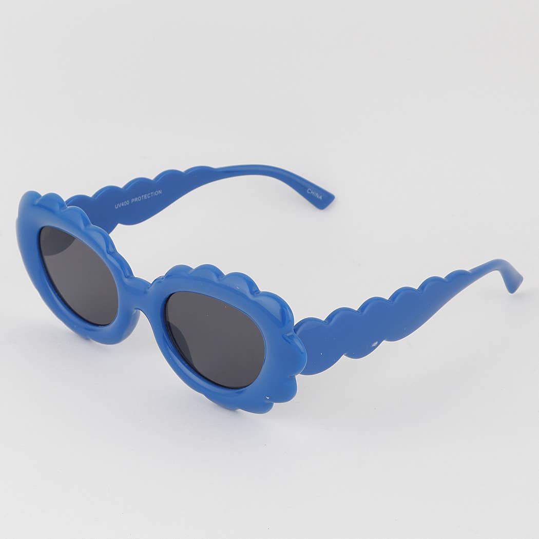 Flower Cloud Round Sunglasses