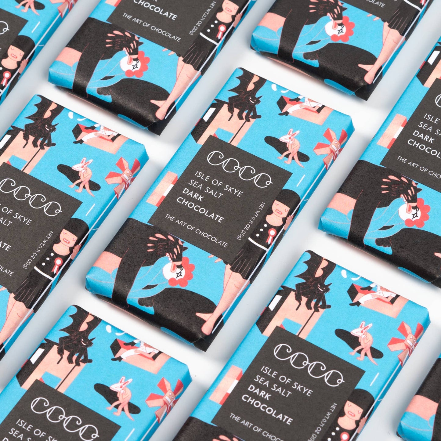 Isle of Skye Sea Salt Dark Mini Chocolate Bar