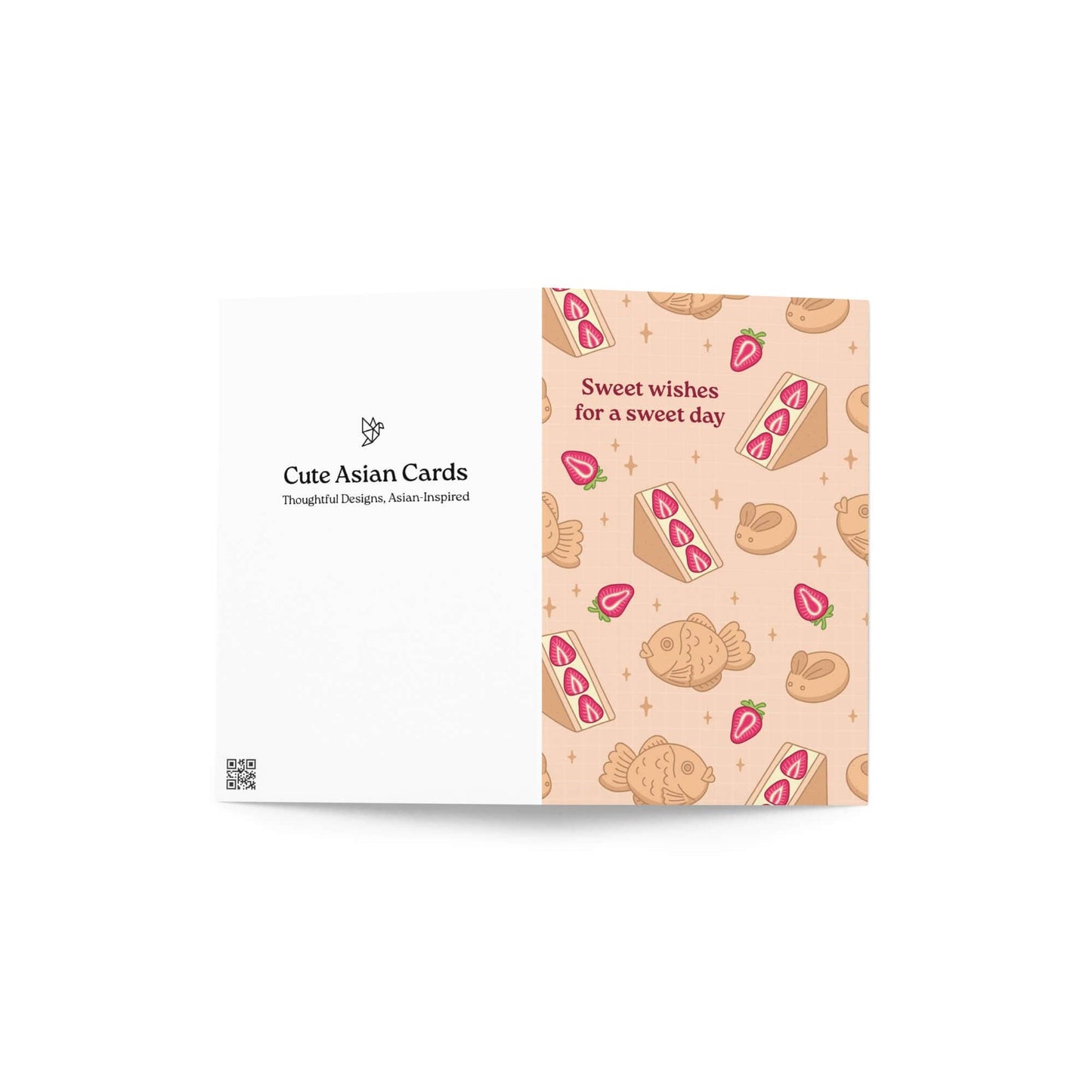 Sweet Dessert Birthday Card | Funny Aesthetic Asian Greeting Cards