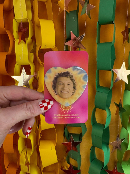 Sunshine Face Connor Heated Rivalry Pin