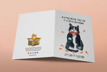 Load image into Gallery viewer, Birdie Birthday Cat Birthday Card
