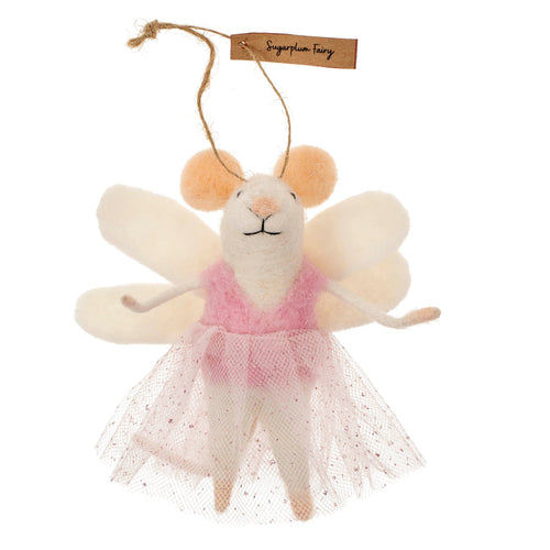 Felt Mouse Ornament - Sugarplum Fairy - Front & Company: Gift Store