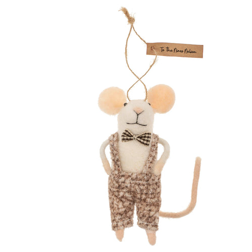 Felt Mouse Ornament - To the Nines Nelson - Front & Company: Gift Store