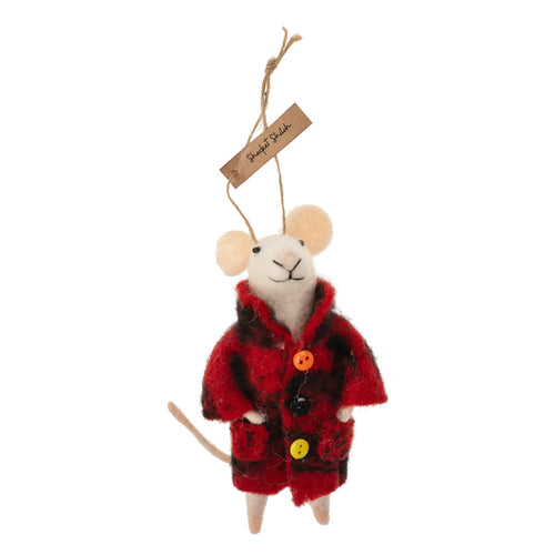 Felt Mouse Ornament - Shacket Shiloh - Front & Company: Gift Store