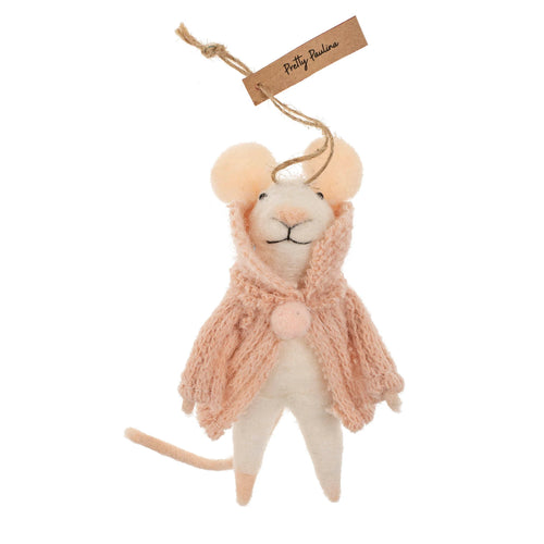 Felt Mouse Ornament - Pretty Penny - Front & Company: Gift Store